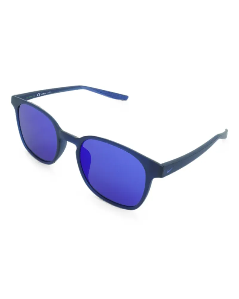 Nike Session Sonnenbrille mit eckigem Gestell - Blau Blau
