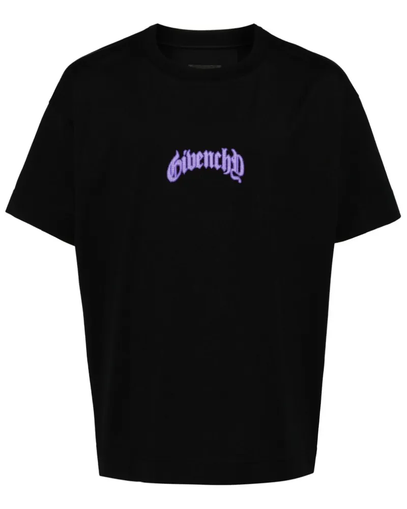 Givenchy T-Shirt mit Logo-Print - Schwarz Schwarz