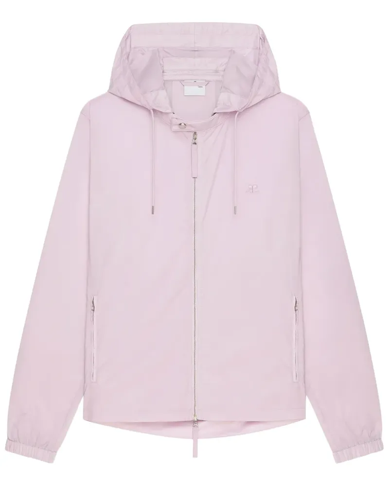 Courrèges Windbreaker mit Kapuze - Rosa Rosa