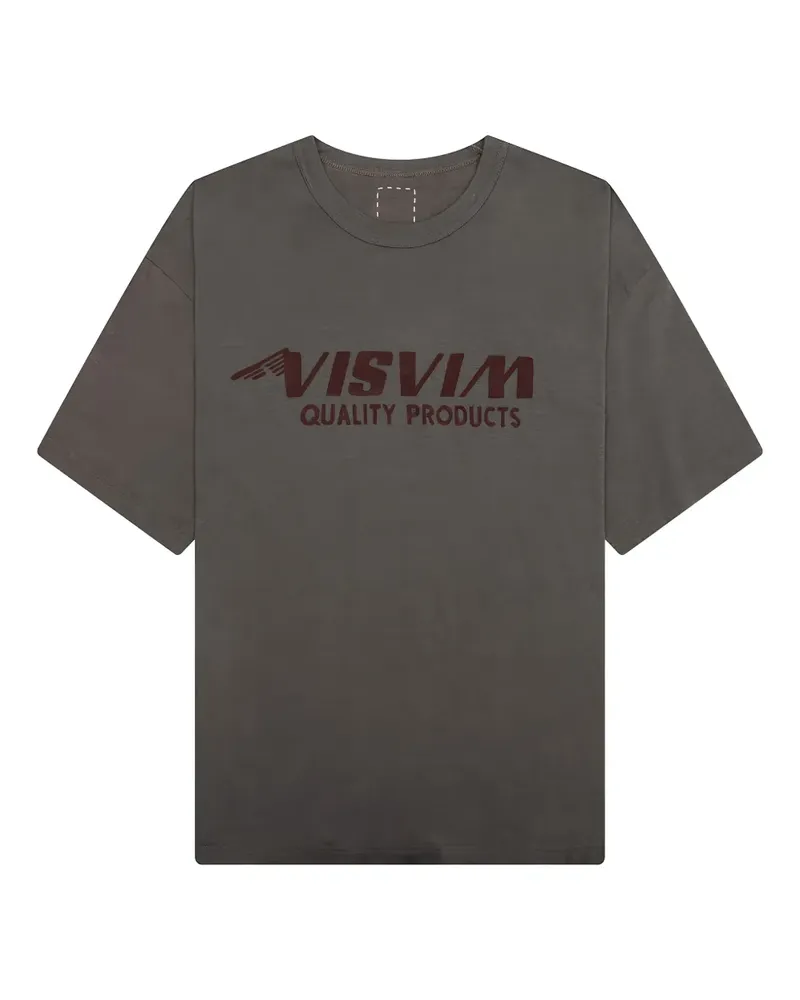 Visvim T-Shirt mit Logo-Print - Grau Grau