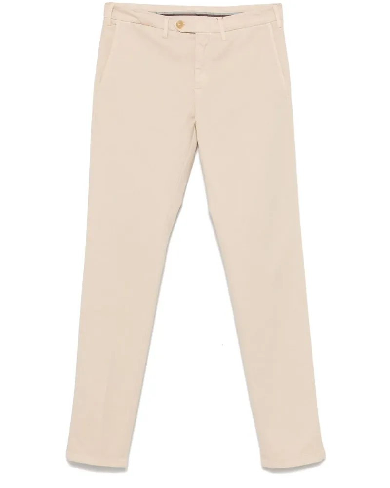 Canali Schmale Chino - Nude Nude