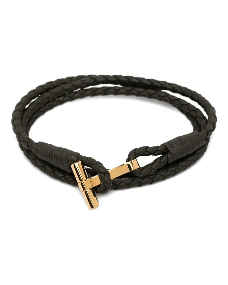 Tom Ford braided t-bar bracelet - Braun Braun