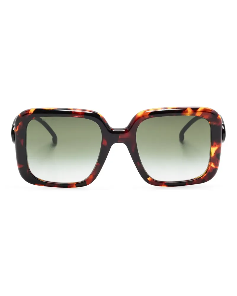 Etro Sonnenbrille mit eckigem Gestell - Schwarz Schwarz