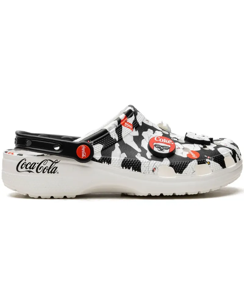 Crocs x Coca Cola Classic Clog Slipper - Weiß Weiß