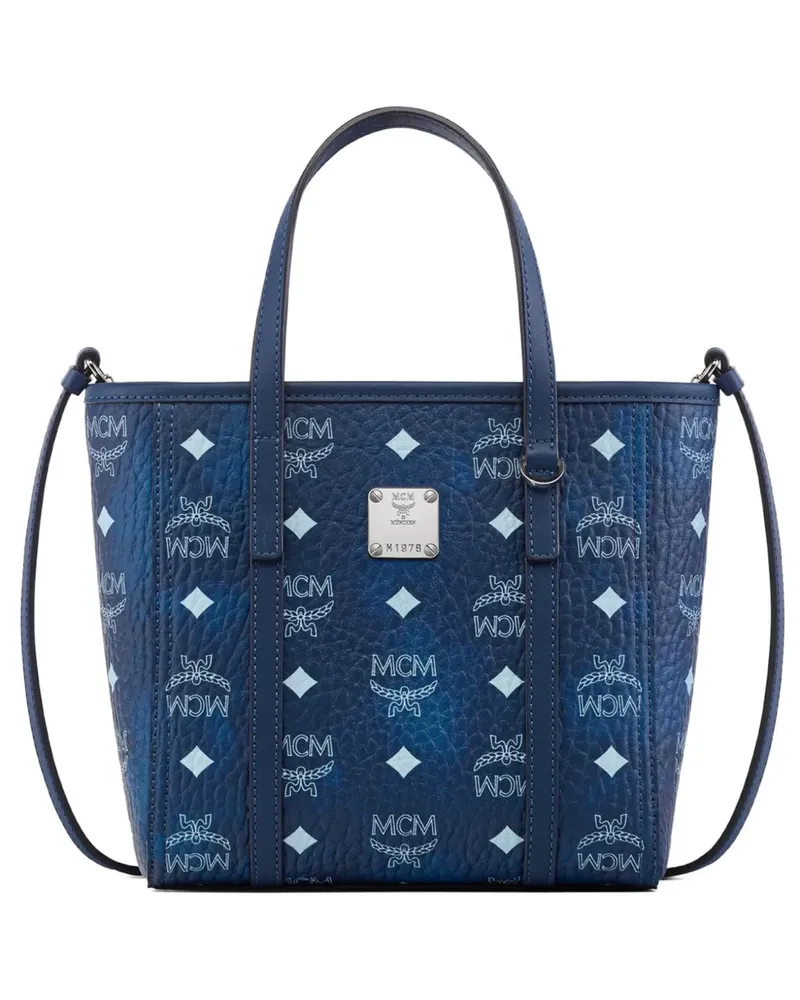 MCM Mini Toni Tote Bag - Blau Blau