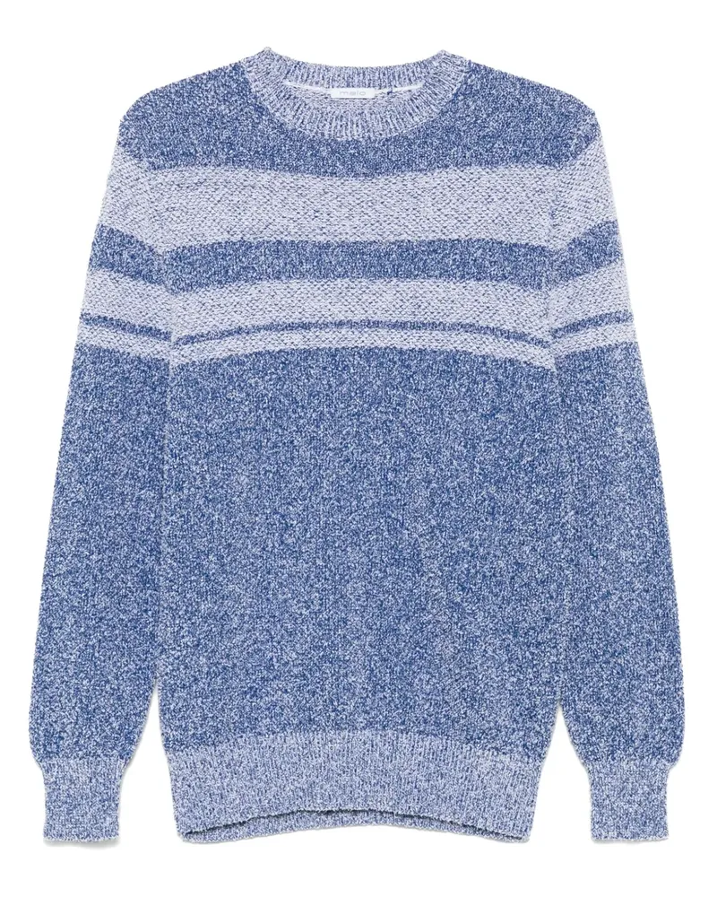 Malo Pullover mit Streifendetail - Blau Blau