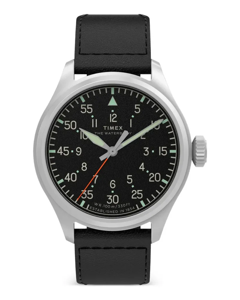 Timex Waterbury Ace Armbanduhr 41mm - Schwarz Schwarz
