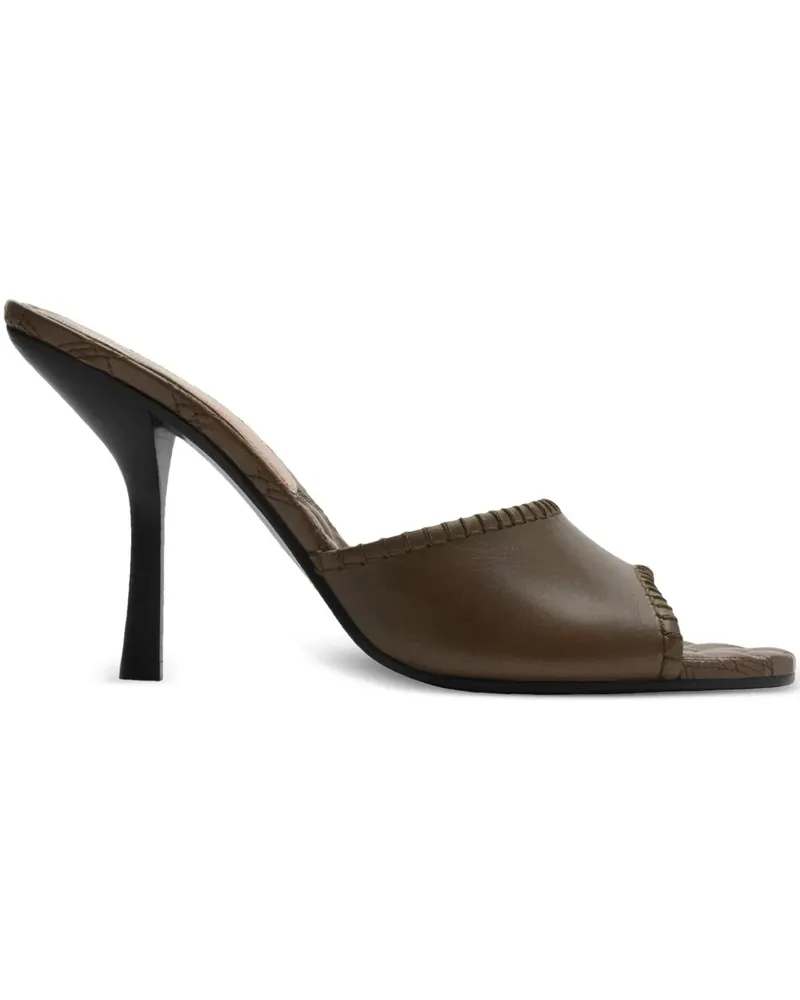 Burberry Cabana Mules - Braun Braun