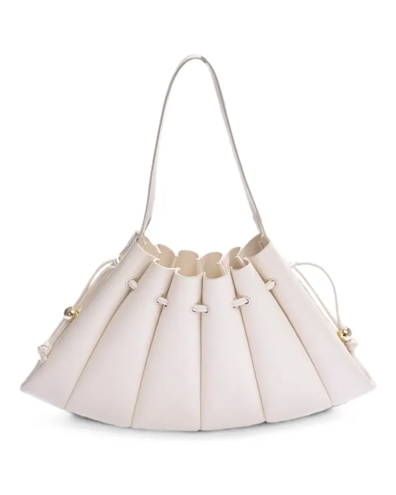 THEMOIRÈ Calipso Schultertasche mit Falten - Nude Nude