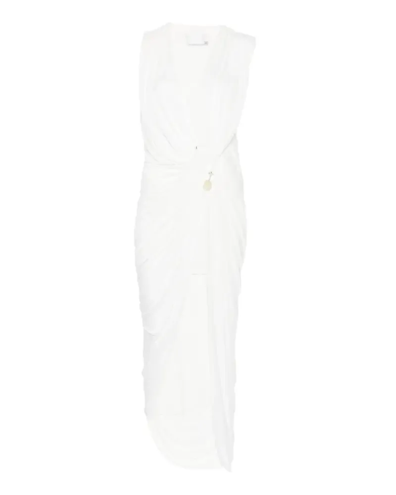 Christopher Esber Ripple ruched cut-out dress - Weiß Weiß