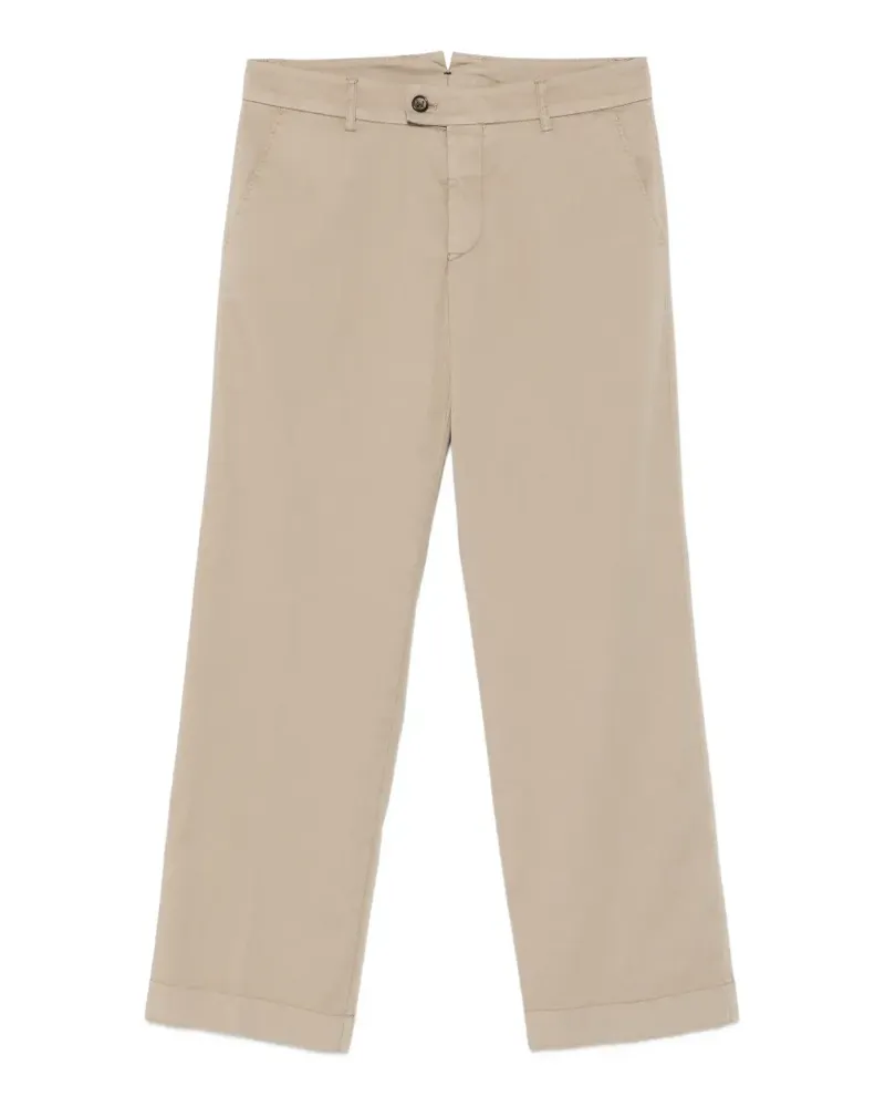 Berwich Alice belt-loops trousers - Nude Nude