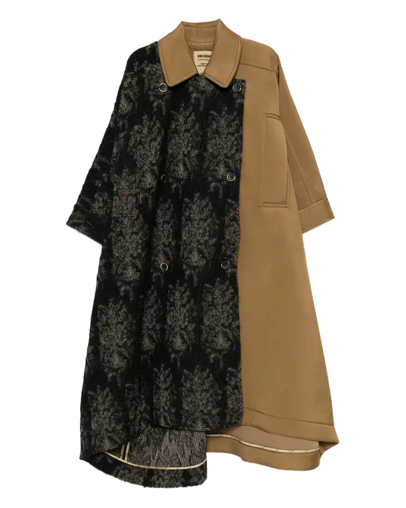 Uma Wang Canopy Mantel - Schwarz Schwarz