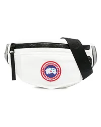 Canada Goose Gürteltasche mit Logo-Patch Weiß