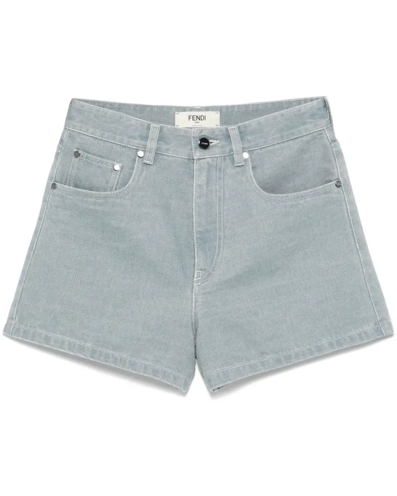 Fendi Klassische Jeans-Shorts - Blau Blau