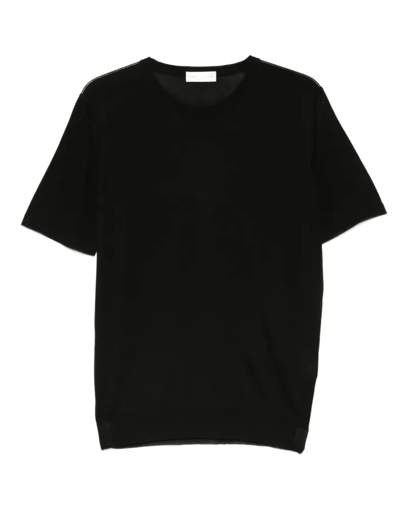 Roberto Collina knitted T-shirt - Schwarz Schwarz
