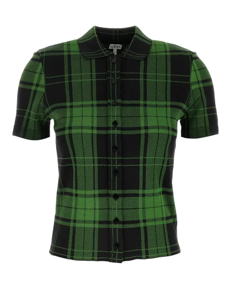 Loewe plaid-pattern shirt - Grün Grün