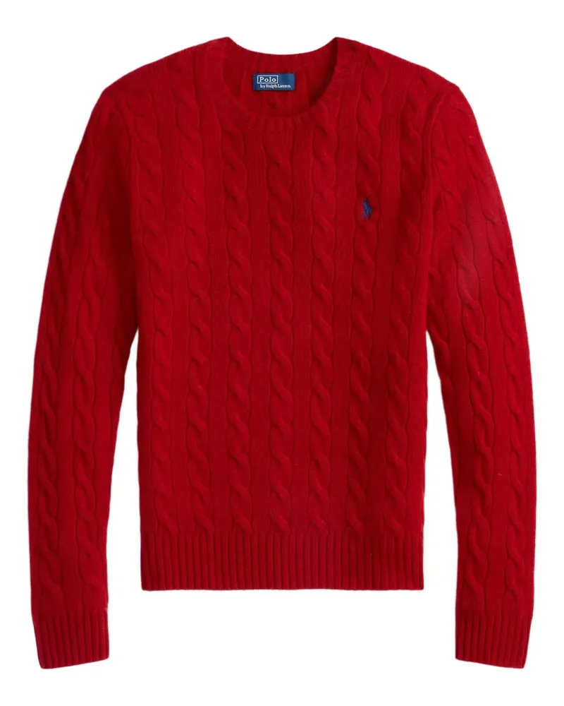 Ralph Lauren Pullover mit Zopfmuster - Rot Rot