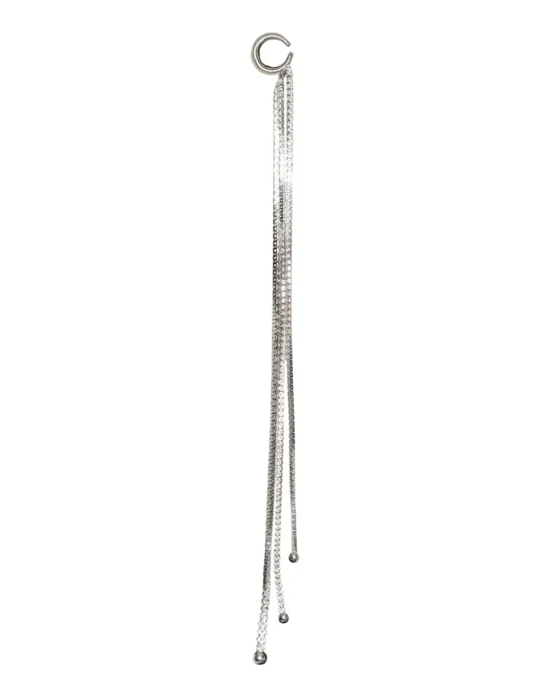 PANCONESI Ear Cuff aus Silber mit Kristallen Silber