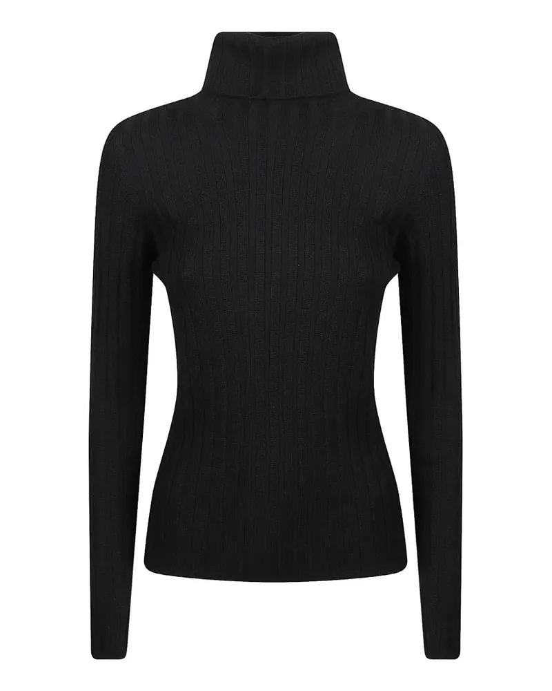 Drumohr  ribbed-knit roll-neck sweater - Schwarz Schwarz