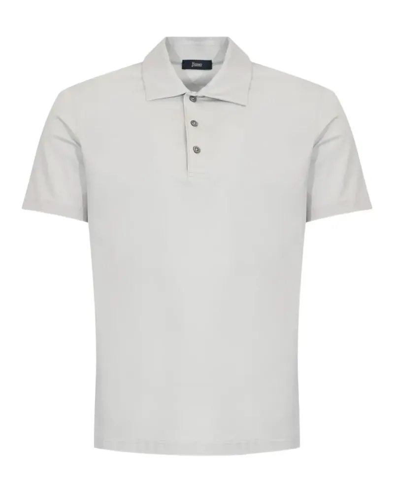Herno short-sleeved polo shirt - Grau Grau