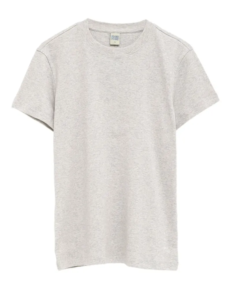 Flore Flore T-Shirt mit Rundhalsausschnitt - Grau Grau