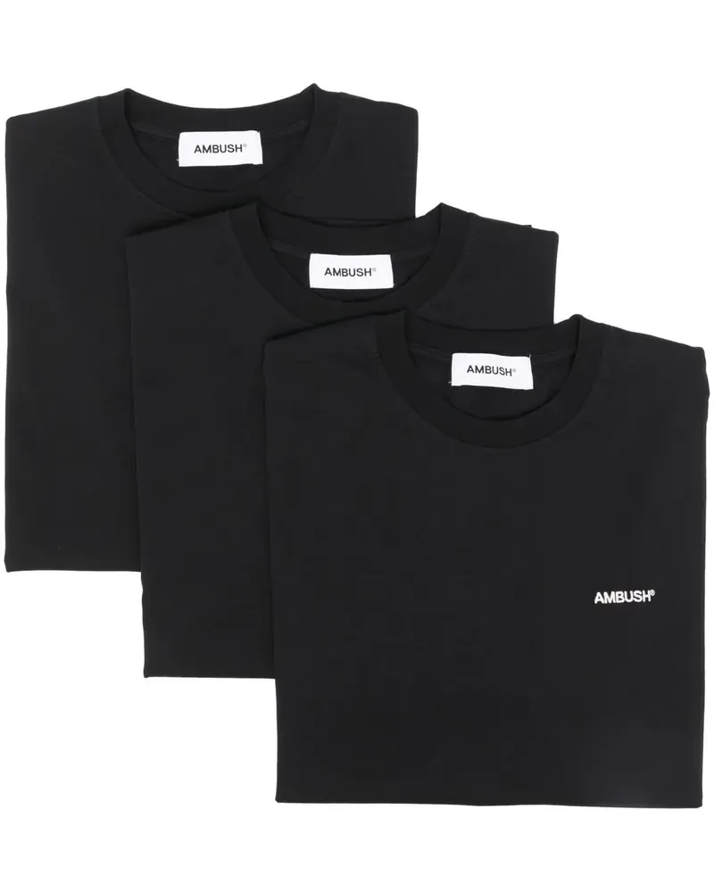 AMBUSH T-Shirt mit Logo-Print - Schwarz Schwarz