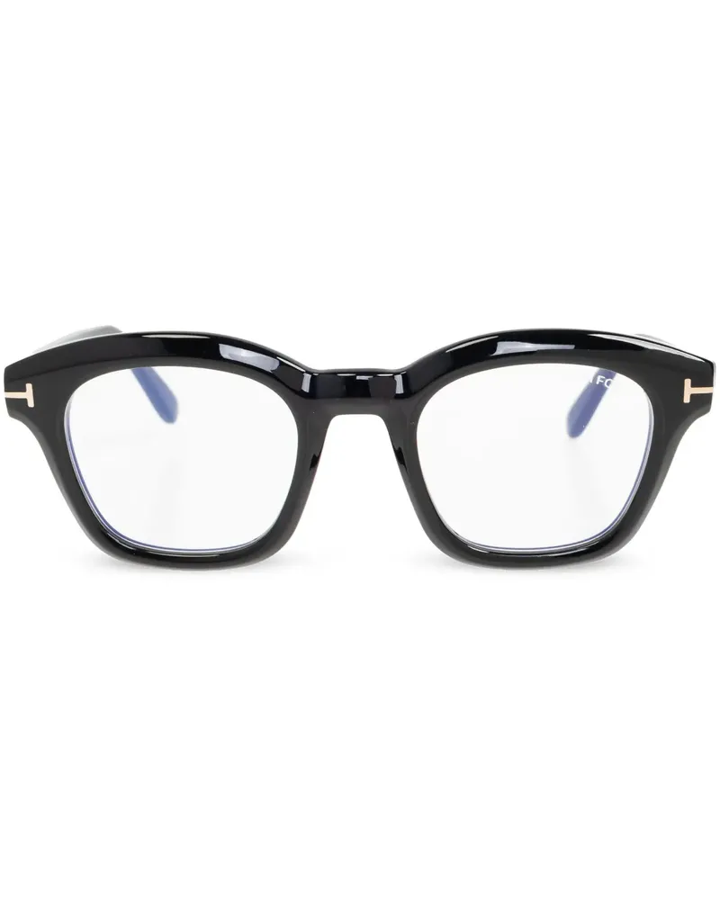 Tom Ford FT5961-B Brille mit eckigem Gestell - Schwarz Schwarz