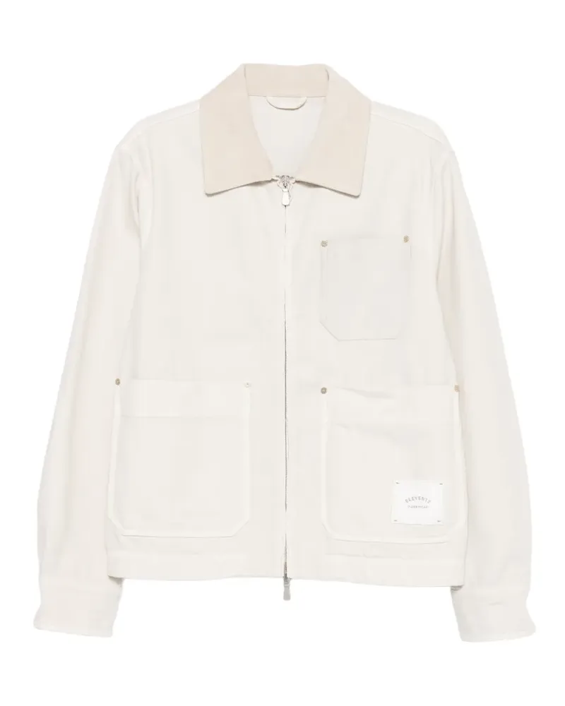 Eleventy Jacke mit Kragen - Nude Nude