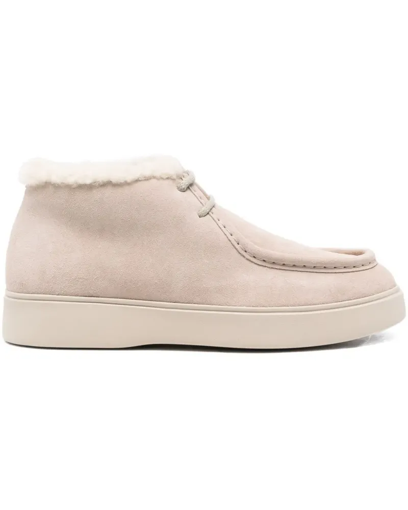 Officine Creative Italia Frame 110 Stiefel aus Wildleder - Nude Nude