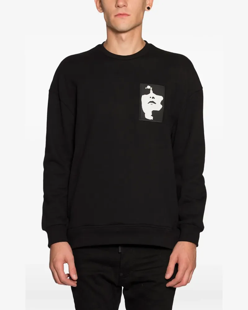 Neil Barrett appliqué-detail sweatshirt - Schwarz Schwarz