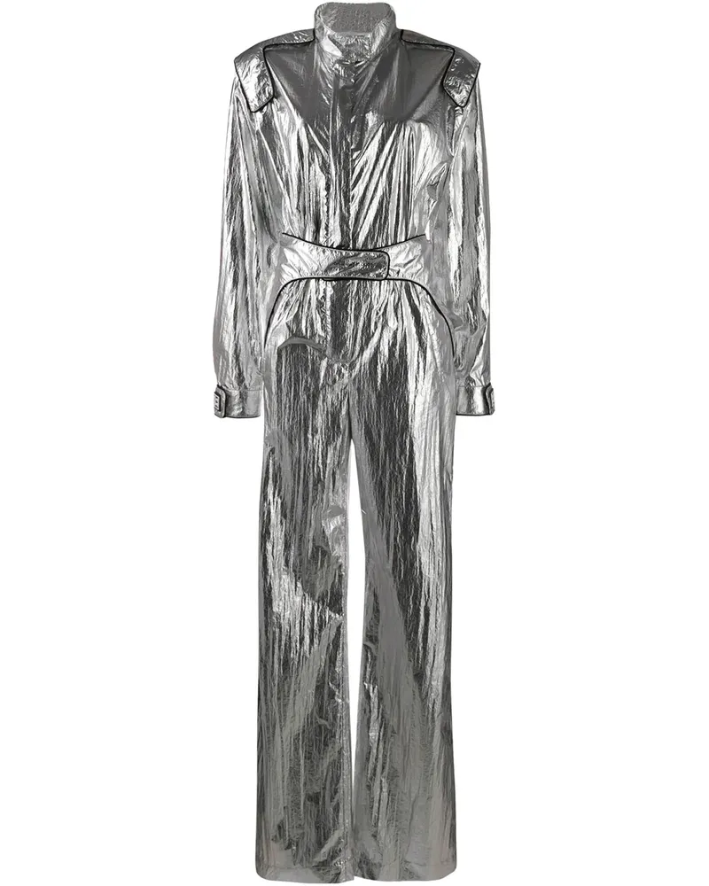 OFF-WHITE Racing' Jumpsuit - Silber Silber
