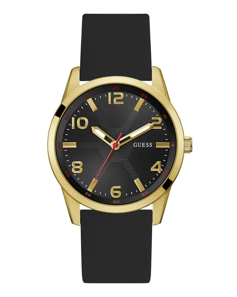 Guess round-shape 42mm watch - Schwarz Schwarz