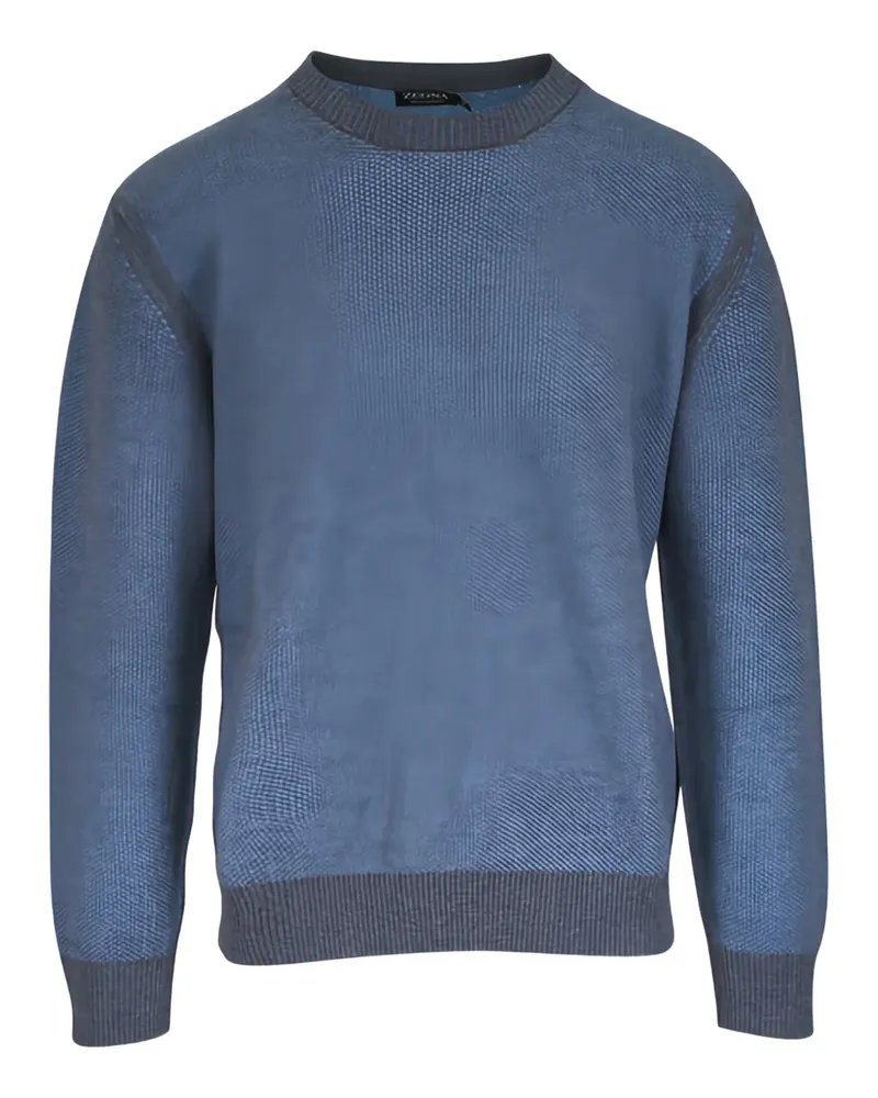 Ermenegildo Zegna Kaschmirpullover mit Rundhalsausschnitt - Blau Blau