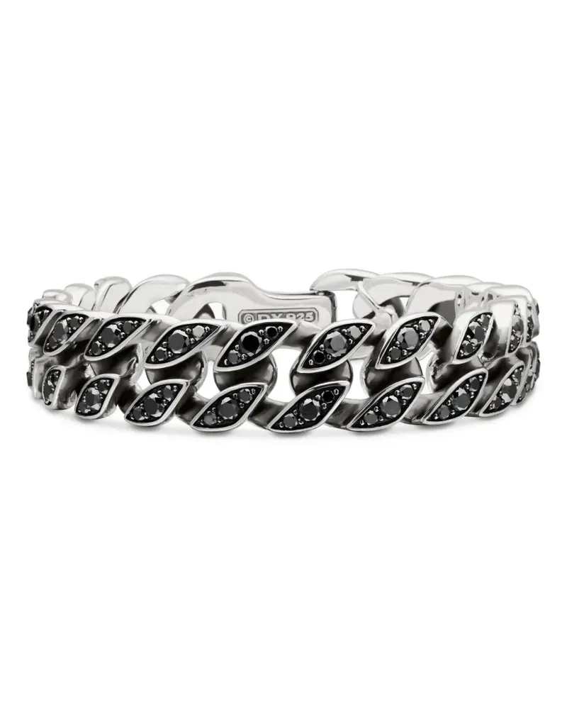 David Yurman Curb Chain Armband aus Sterlingsilber 14,5mm Silber