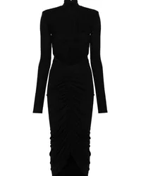 ANDAMANE Kim Midikleid mit Cut-Outs Schwarz