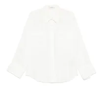 Gestreiftes Hemd - Weiß