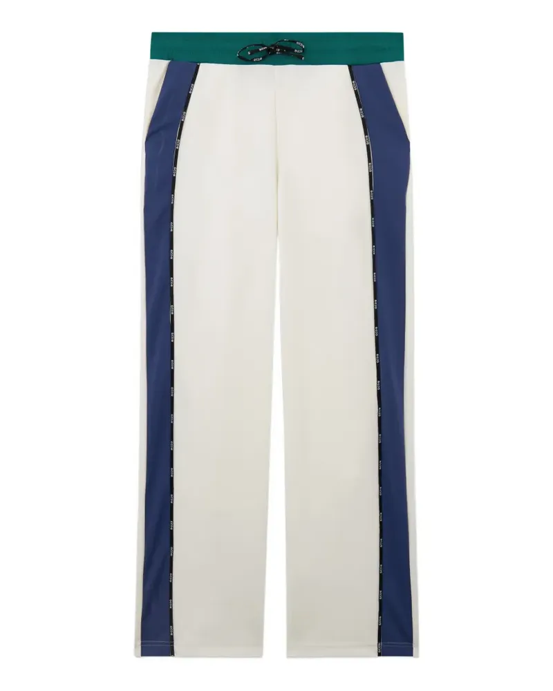 GCDS Jogginghose in Colour-Block-Optik - Weiß Weiß