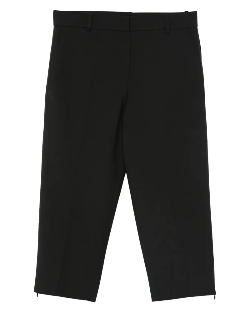 IRO zip-detail cropped trousers - Schwarz Schwarz