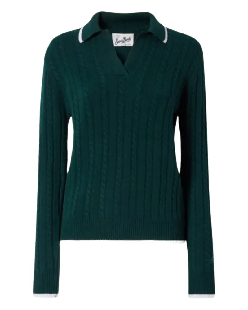 MC2 Saint Barth Clichy cable-knit sweater - Grün Grün