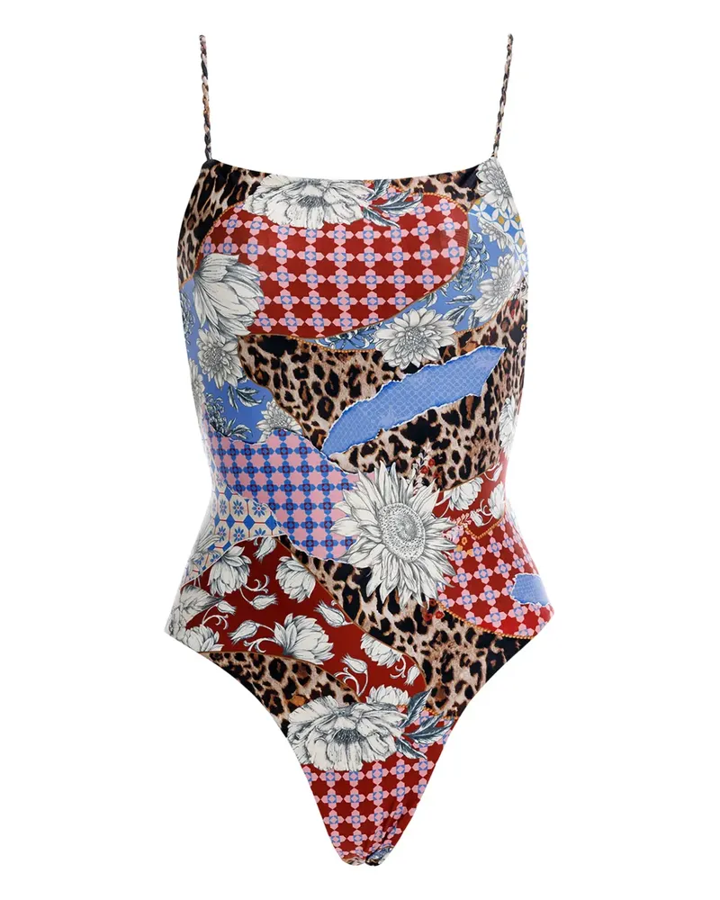 AGUA BENDITA Kali Quilt Badeanzug - Rot Rot