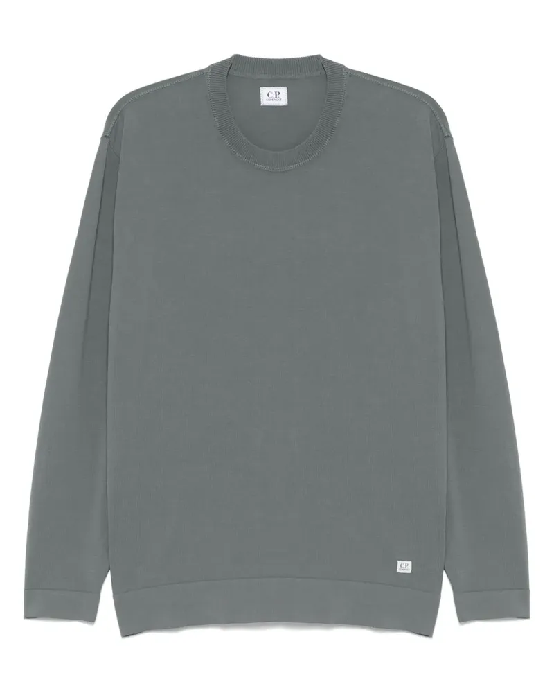 C.P. Company T-Shirt aus Baumwollkrepp - Grau Grau