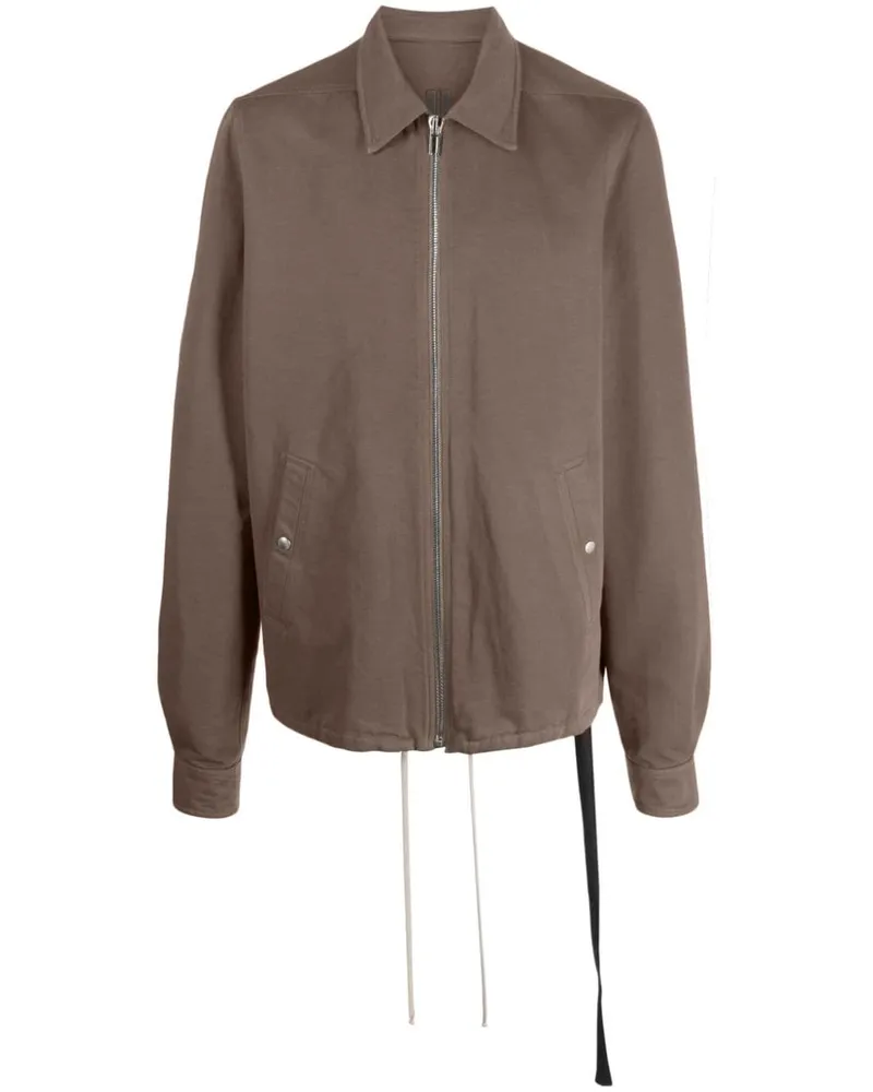 DRKSHDW by Rick Owens Hemdjacke mit Kordelzug - Grau Grau