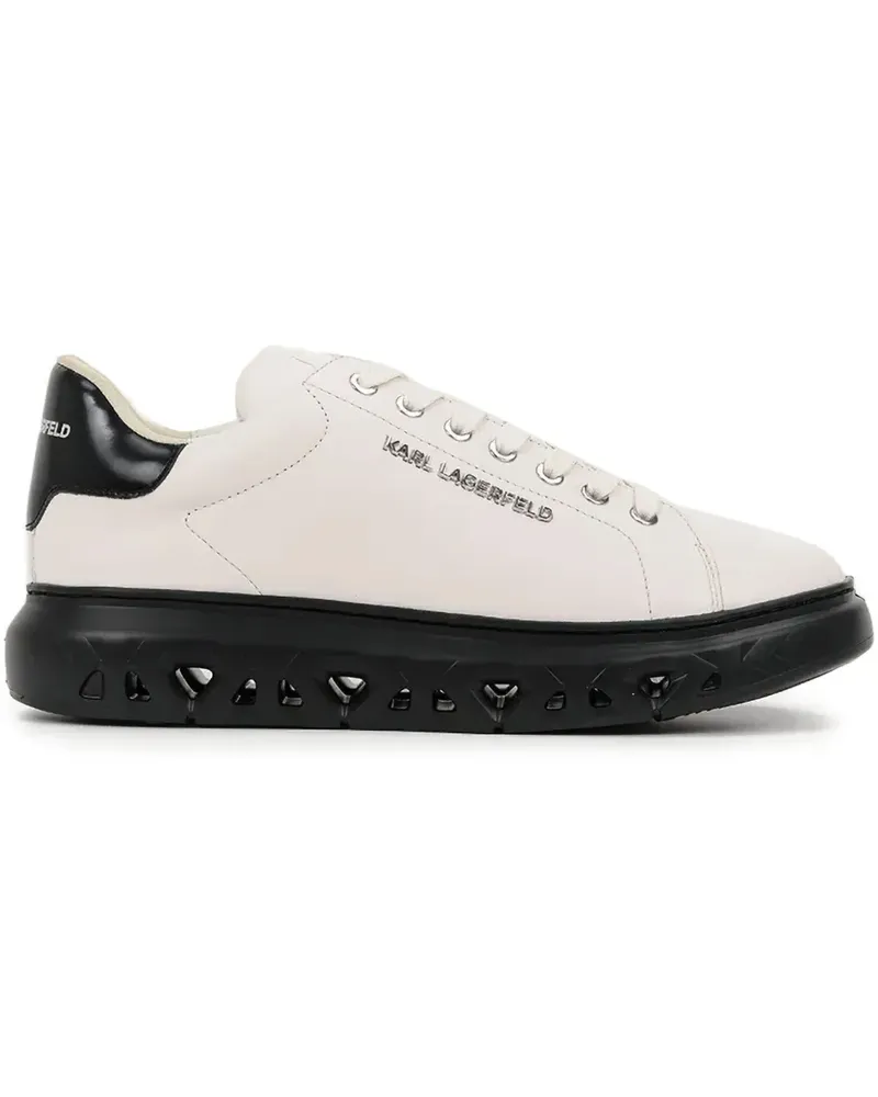 Karl Lagerfeld Sneakers mit Cut-Out-Sohle - Weiß Weiß