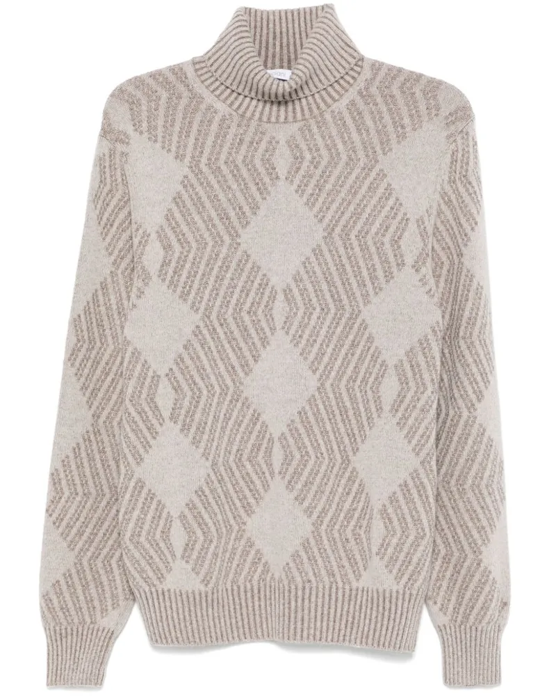 Cruciani Pullover mit Rollkragen - Grau Grau