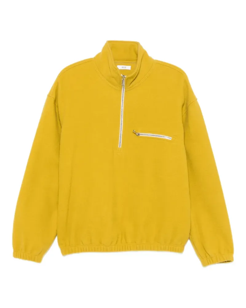 Rier Fleece-Sweatshirt mit Reißverschluss - Gelb Gelb