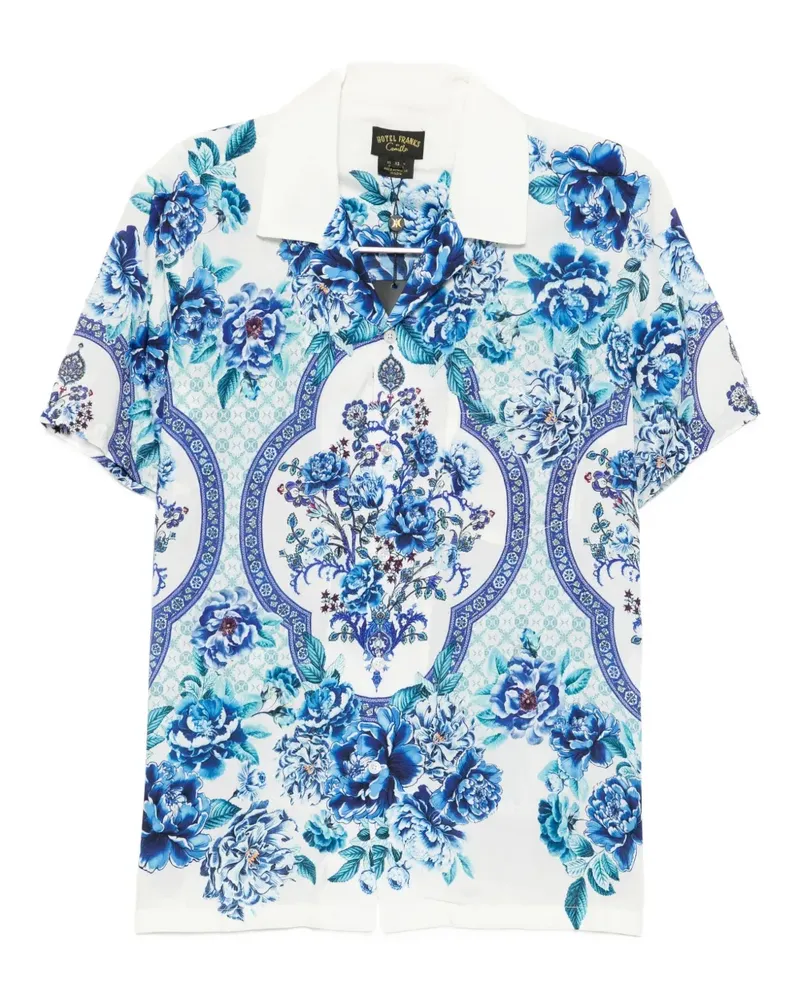 Camilla short-sleeve graphic-print shirt - Mehrfarbig Mehrfarbig