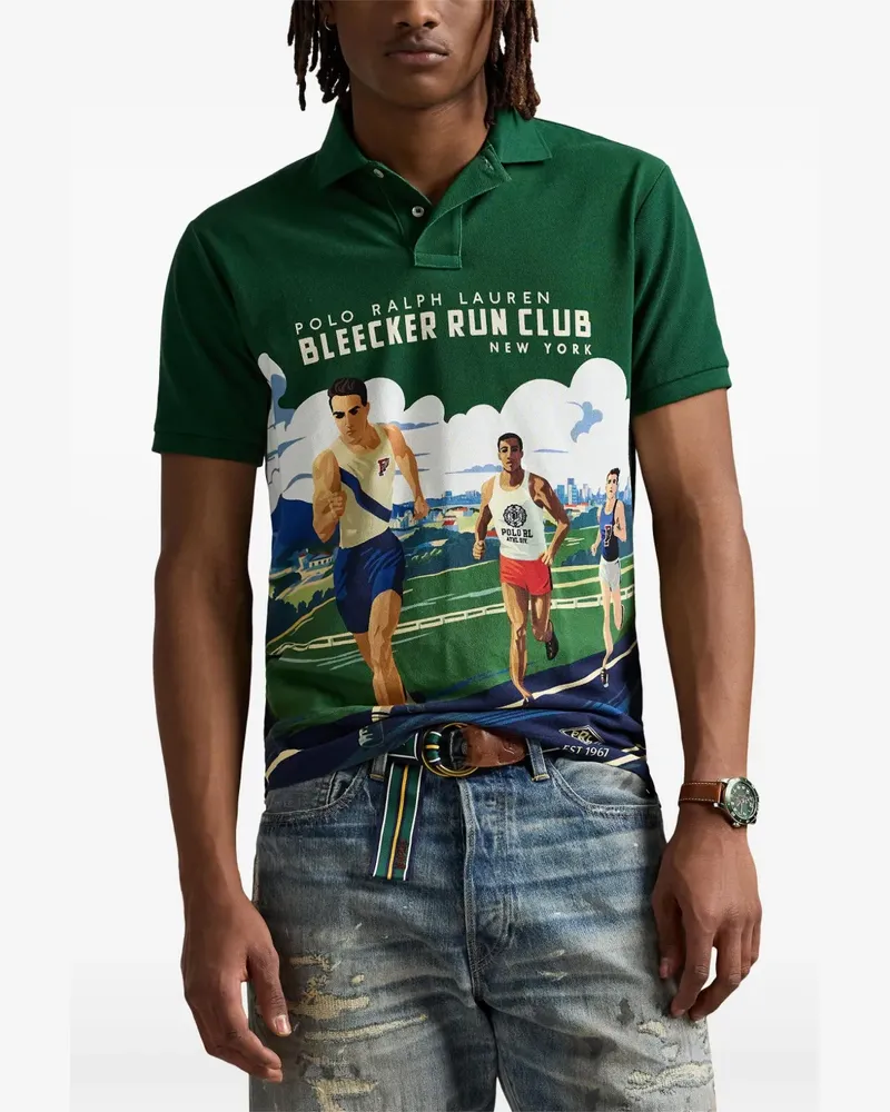Ralph Lauren T-Shirt mit grafischem Print - Grün Grün