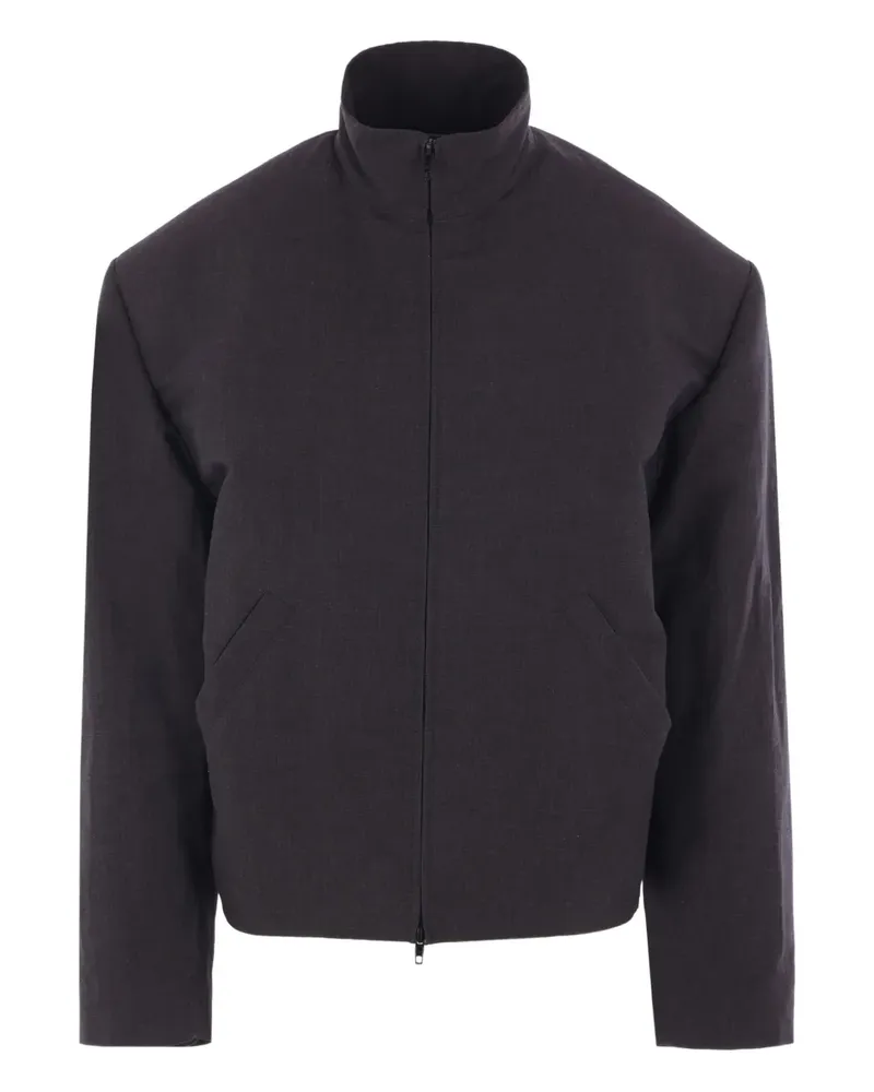 Balenciaga Wattierte Jacke mit Stehkragen - Schwarz Schwarz