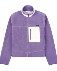 SPORTY & RICH Jacke aus Sherpa-Fleece Violett