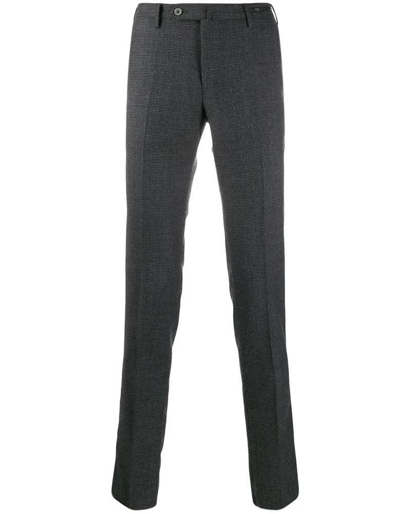 PT TORINO Karierte Hose - Grau Grau